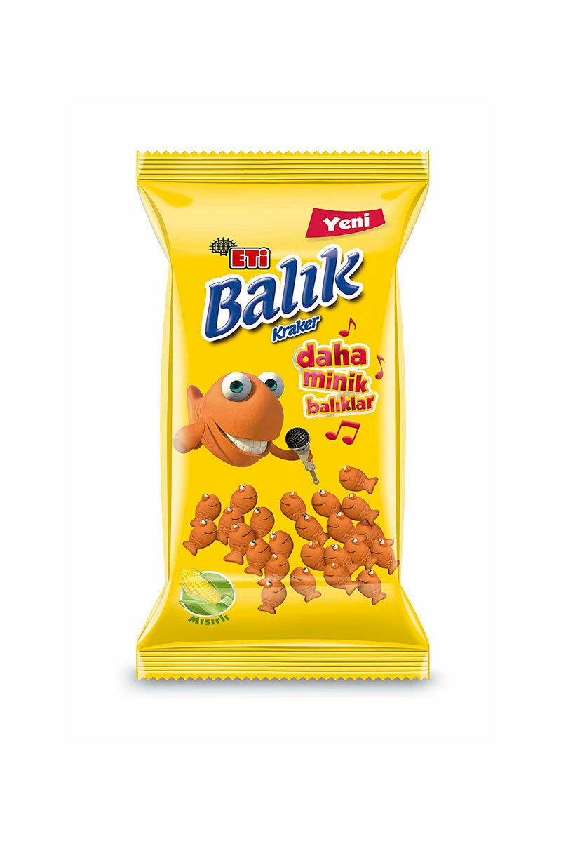 Eti Balık Kraker Mısırlı 70g