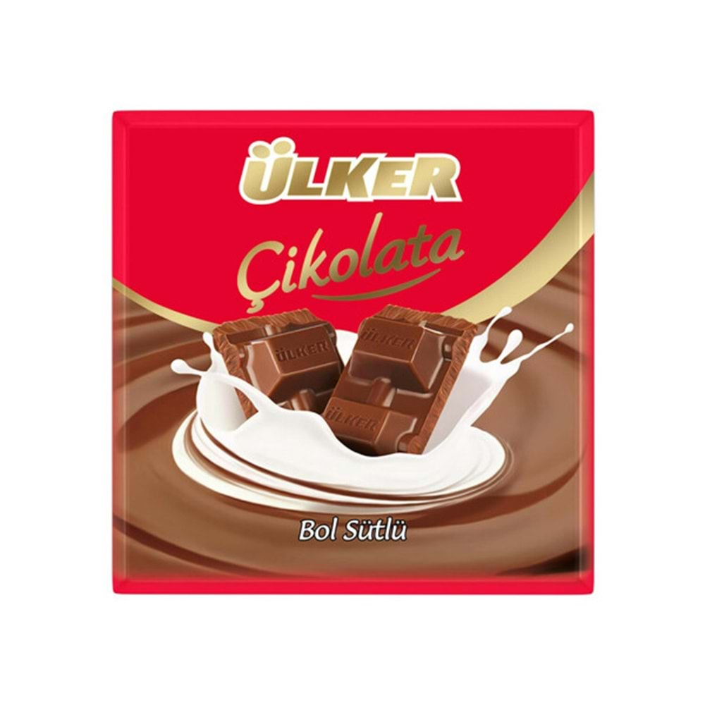 ÜLKER KARE SÜTLÜ ÇİKOLATA 60 GR