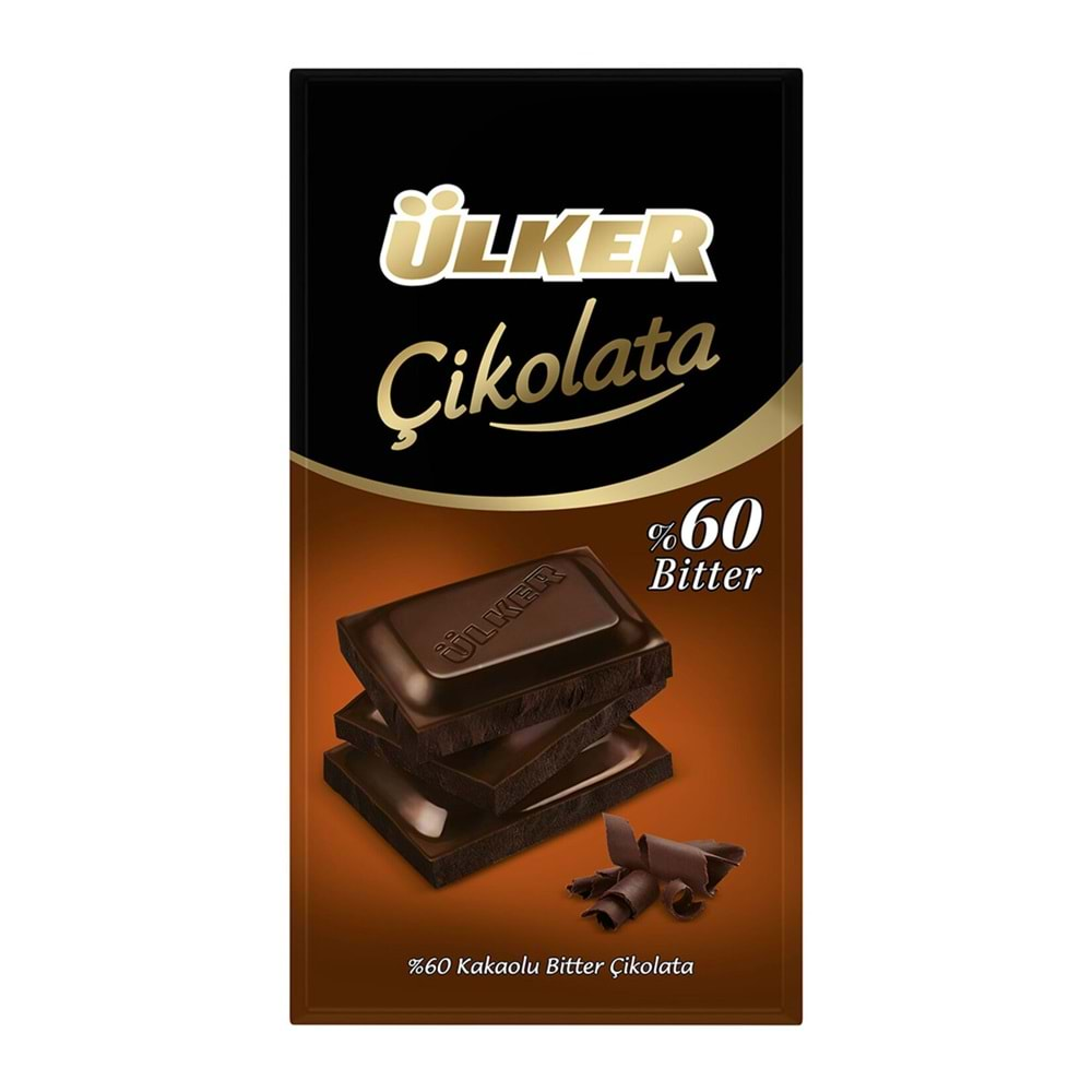 ÜLKER TABLET BİTTER ÇİKOLATA 70 GR