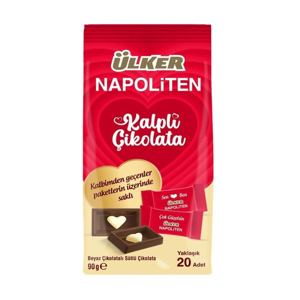 ÜLKER NAPOLİTEN 90 GR POŞET KALPLİ