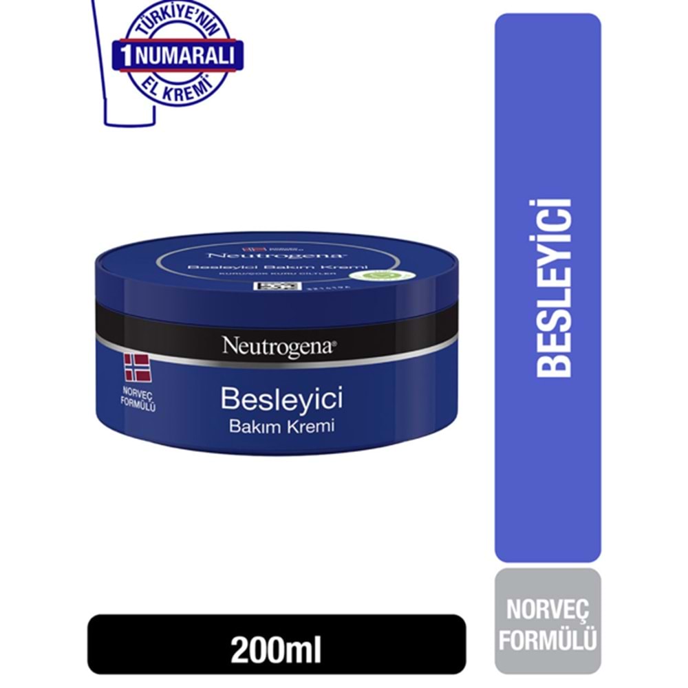 NEUTREGENA 200ML BESLEYİCİ BAKIM KREMİ NORVEÇ FORMÜL.