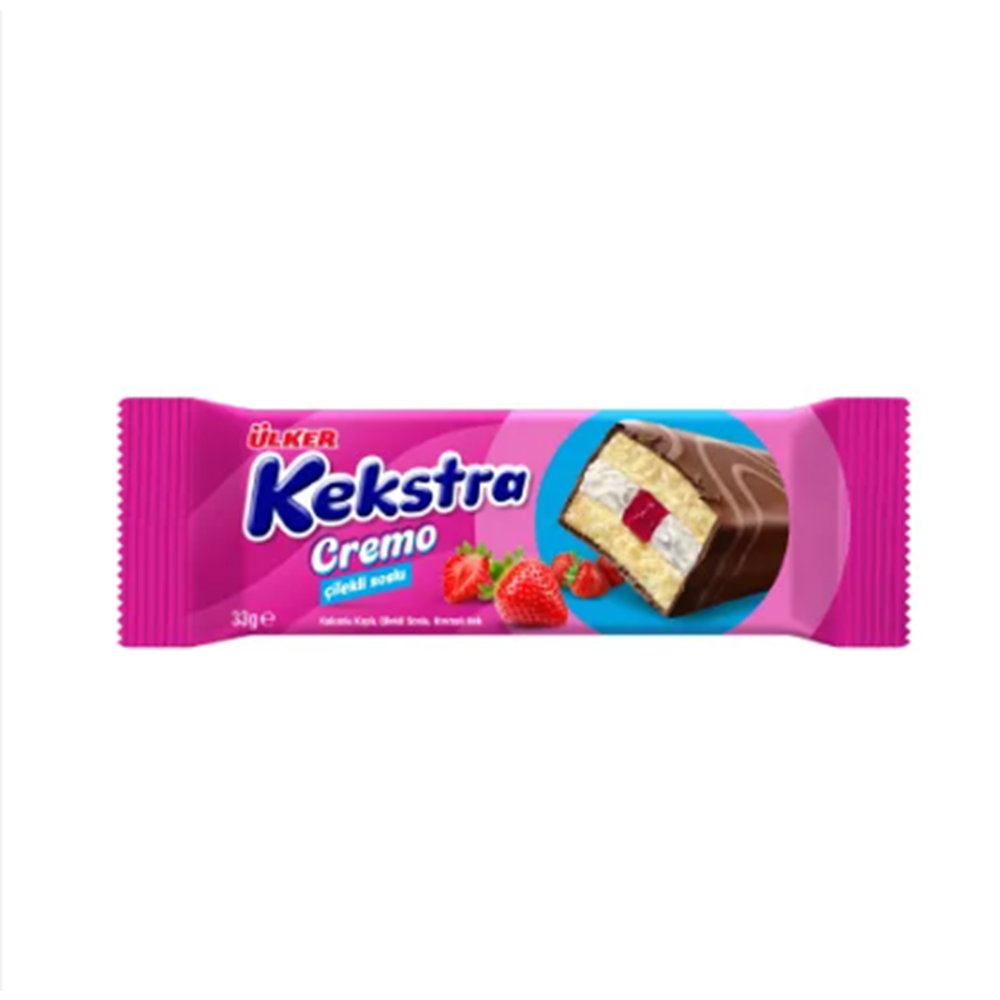 ÜLKER KEKSTRA LAYER KEK ÇİLEKLİ 33 GR