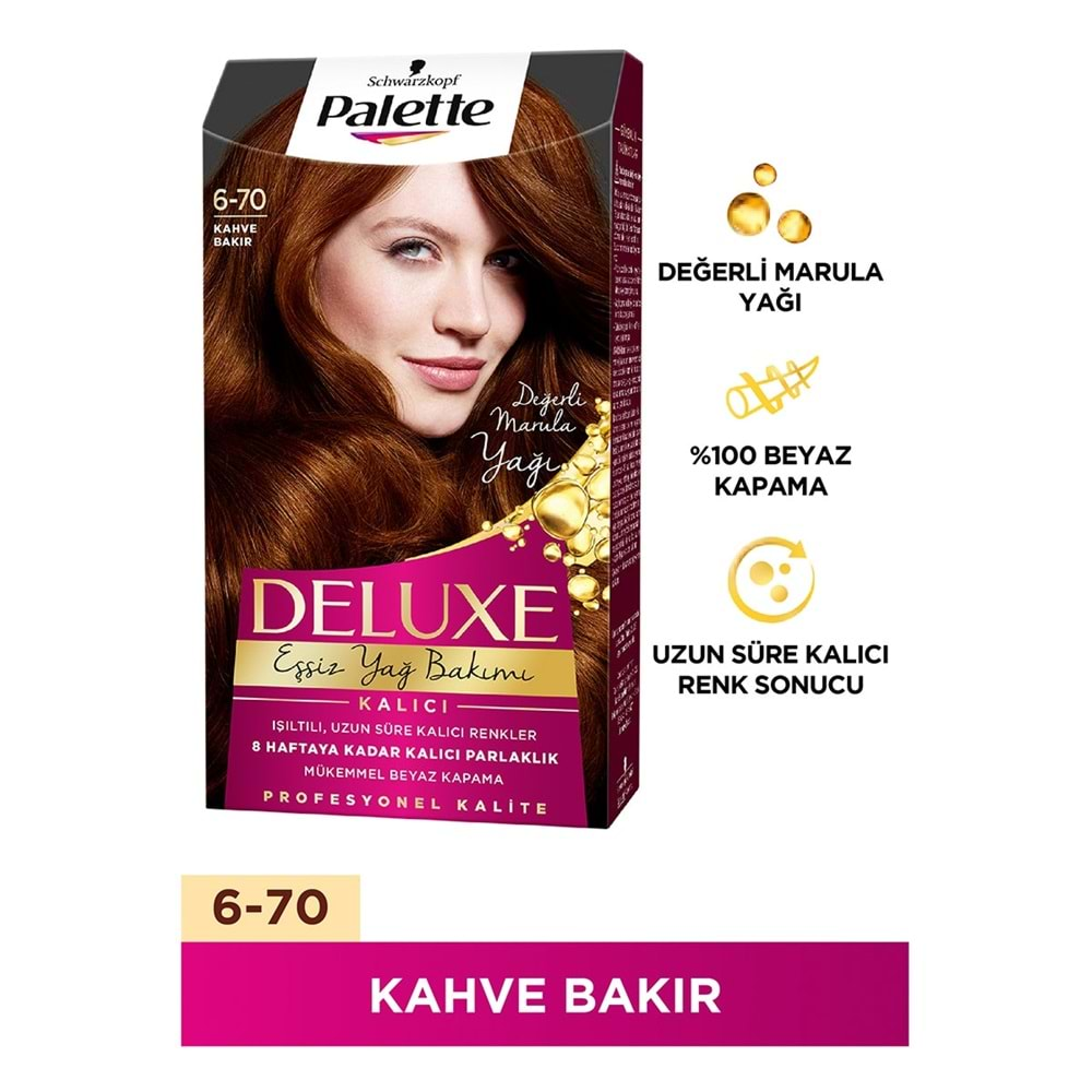 PALETTE DELUX 6-70 KAHVE BAKIR.