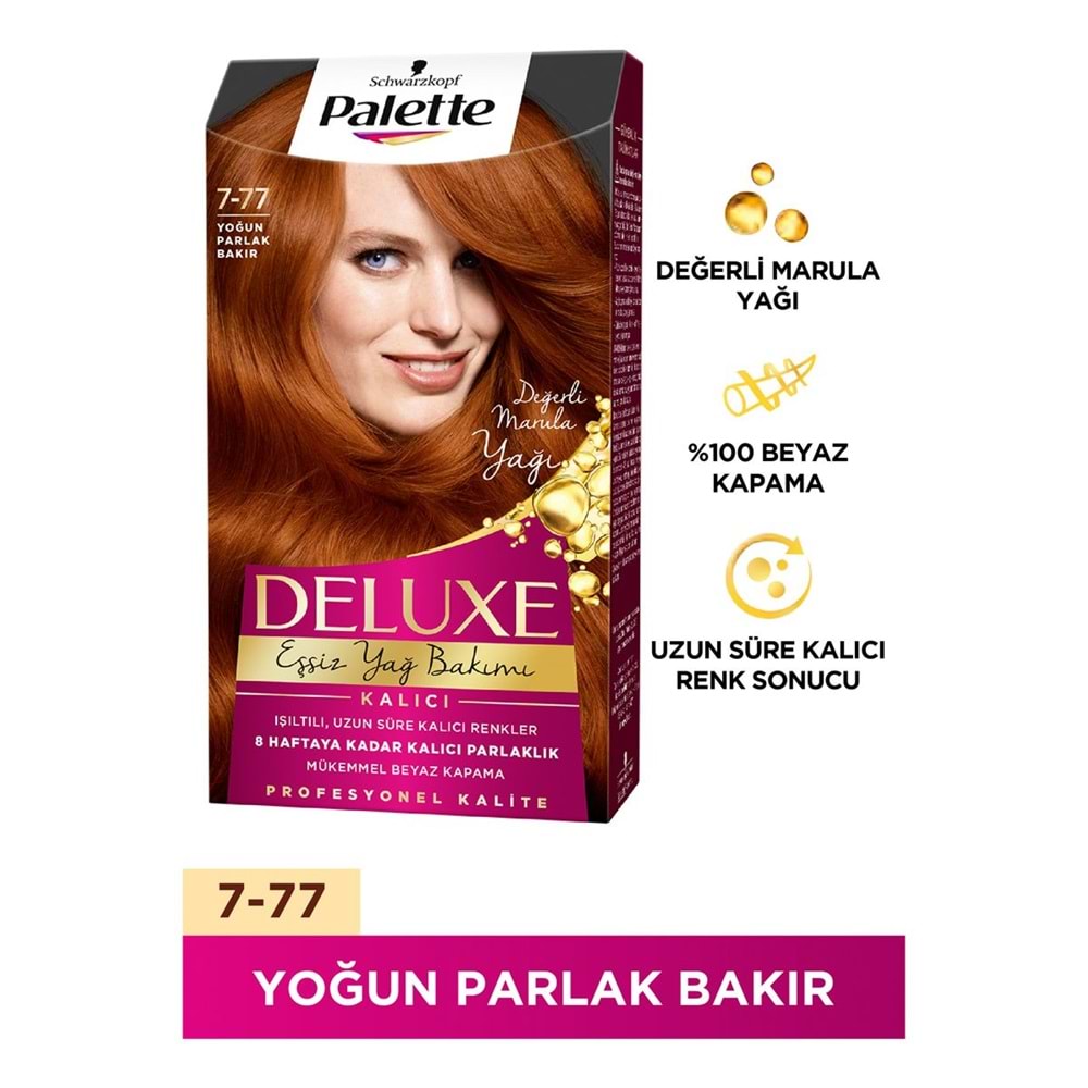 PALETTE DELUX 7-77 YOĞUN PARLAK BAKIR.