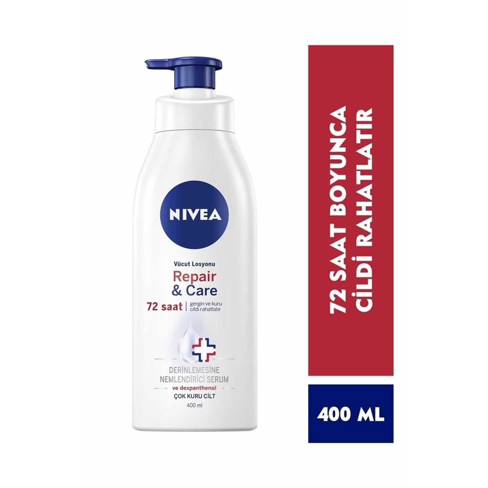 Nivea Repair&Care Kuru Ciltler için Vücut Losyonu 400ml