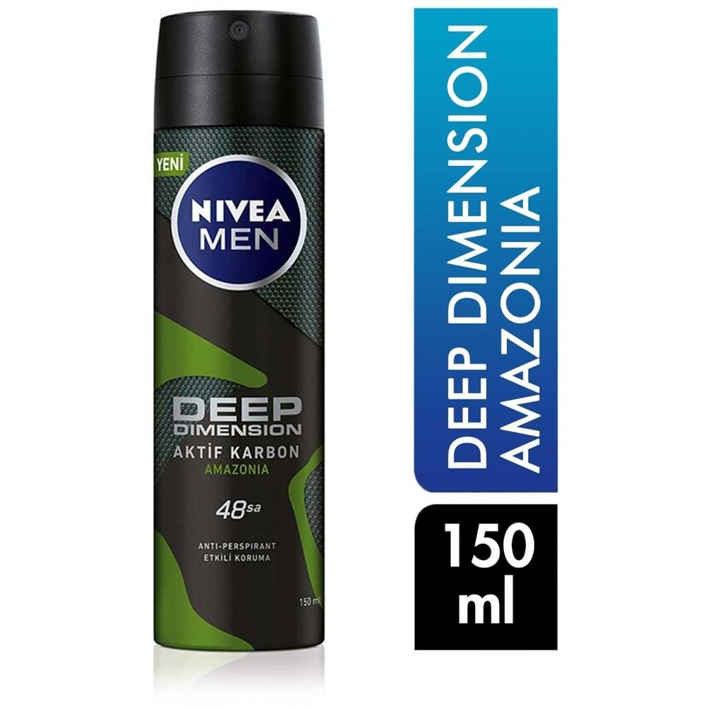 NIVEA DEODORANT SPREY DEEP AMZ ERK 150ML