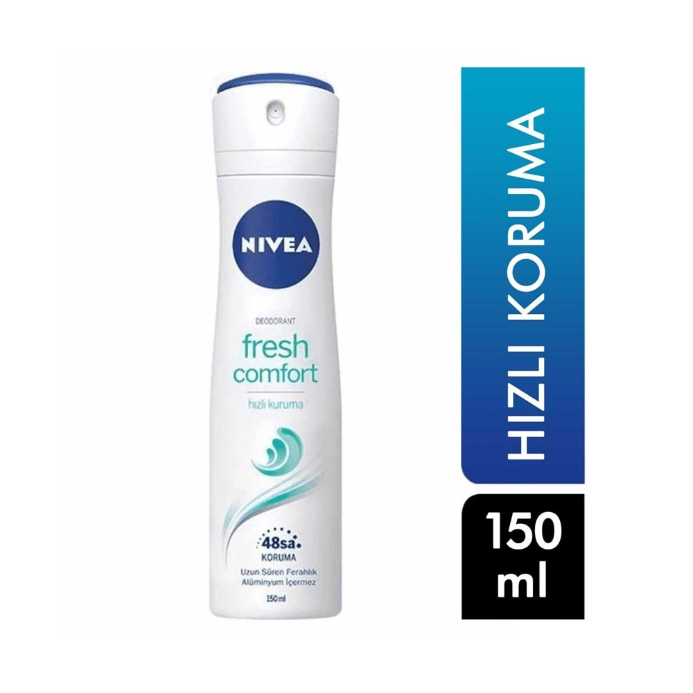 NIVEA DEODORANT SPREY FRESH COMFORT 150ML KDN