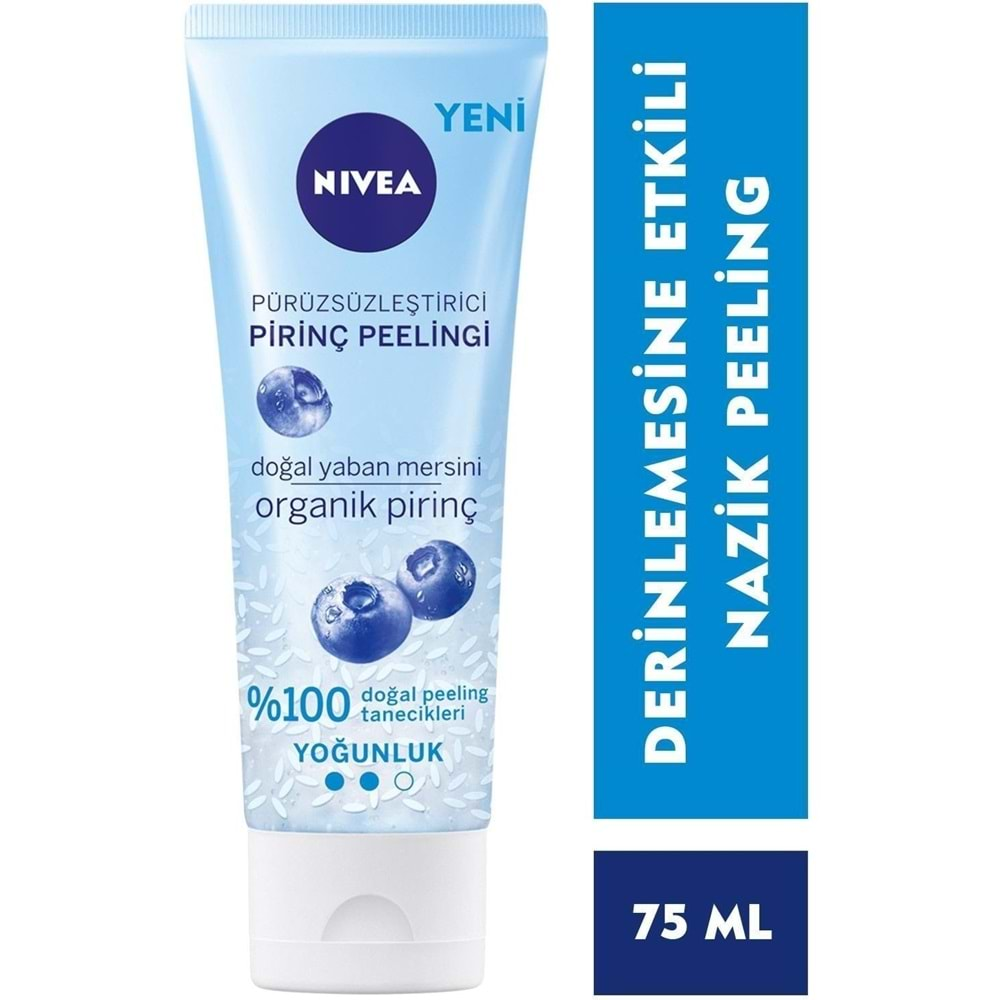 NIVEA ORGANİK PİRİNÇ PEELİNGİ NORMAL CİLT 75 ML