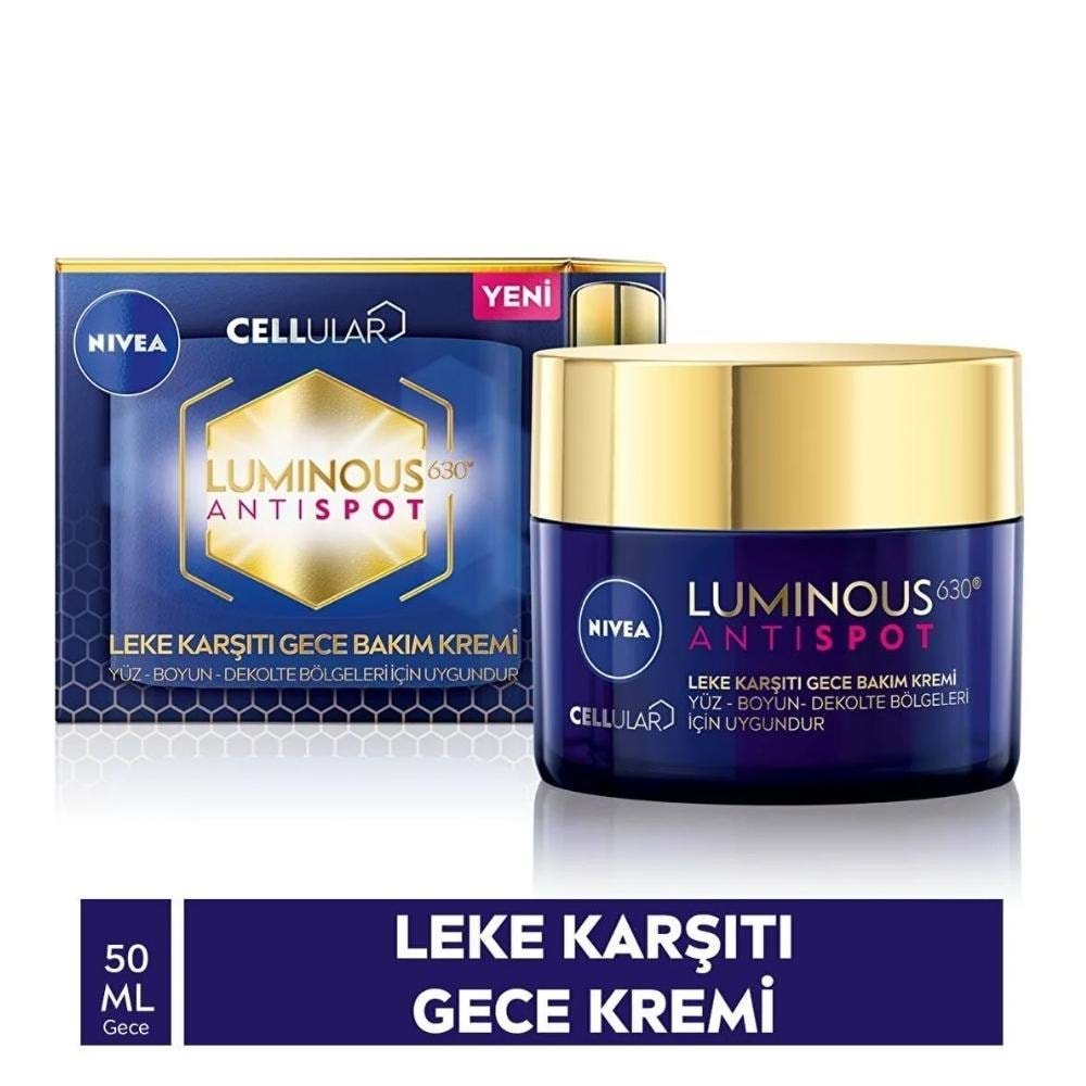 Nıvea Cellular Luminous 630 Leke Karşıtı Gece Kremi 50ml