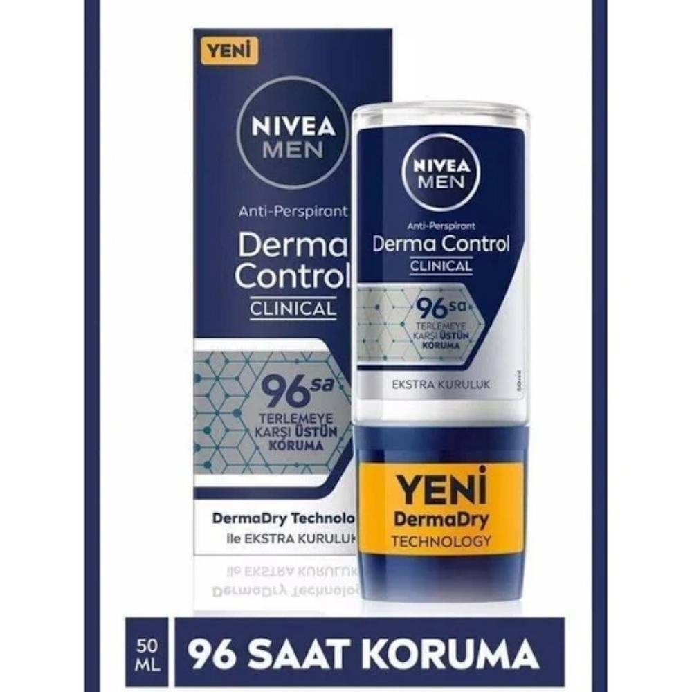 NIVEA DEODORANT RLL_ON DERMO KLİNİK ERKEK 50ML