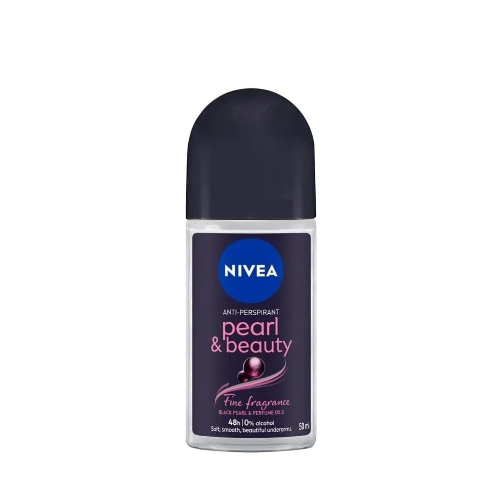 NIVEA DEODORANT ROLL-ON PEARL&BEAUTY BLACK 50ML KDN