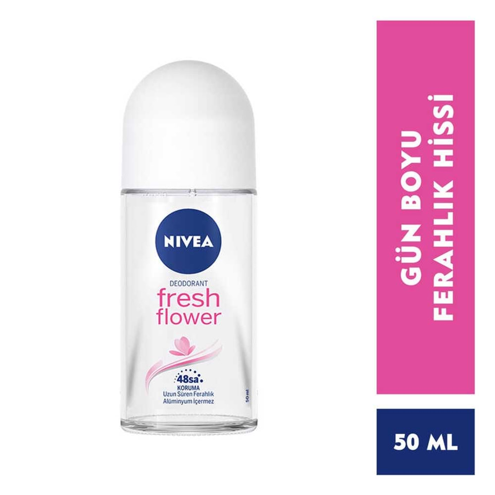 NIVEA DEODORANT ROLL-ON FRESH FLOWER 50ML KDN