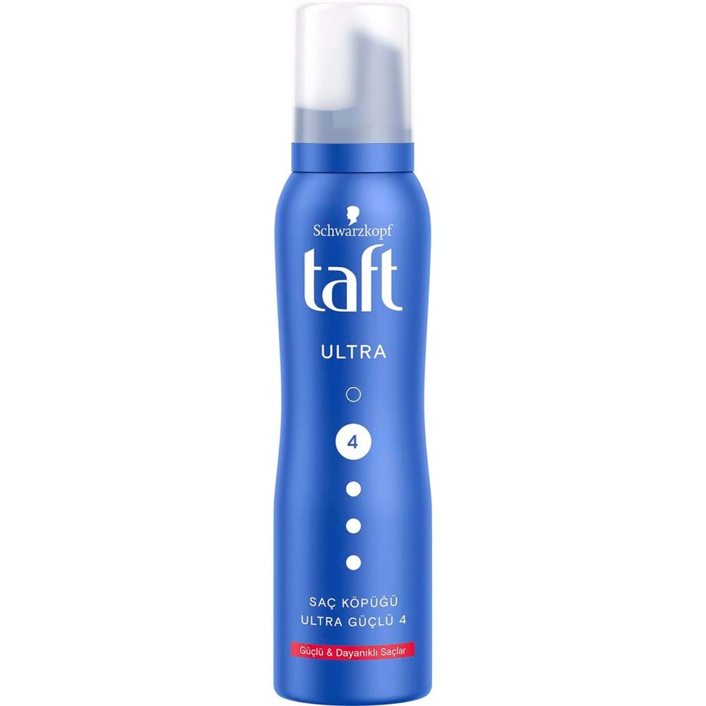 TAFT SAÇ KÖPÜĞÜ NO:4 ultra GÜÇLÜ 150 ML