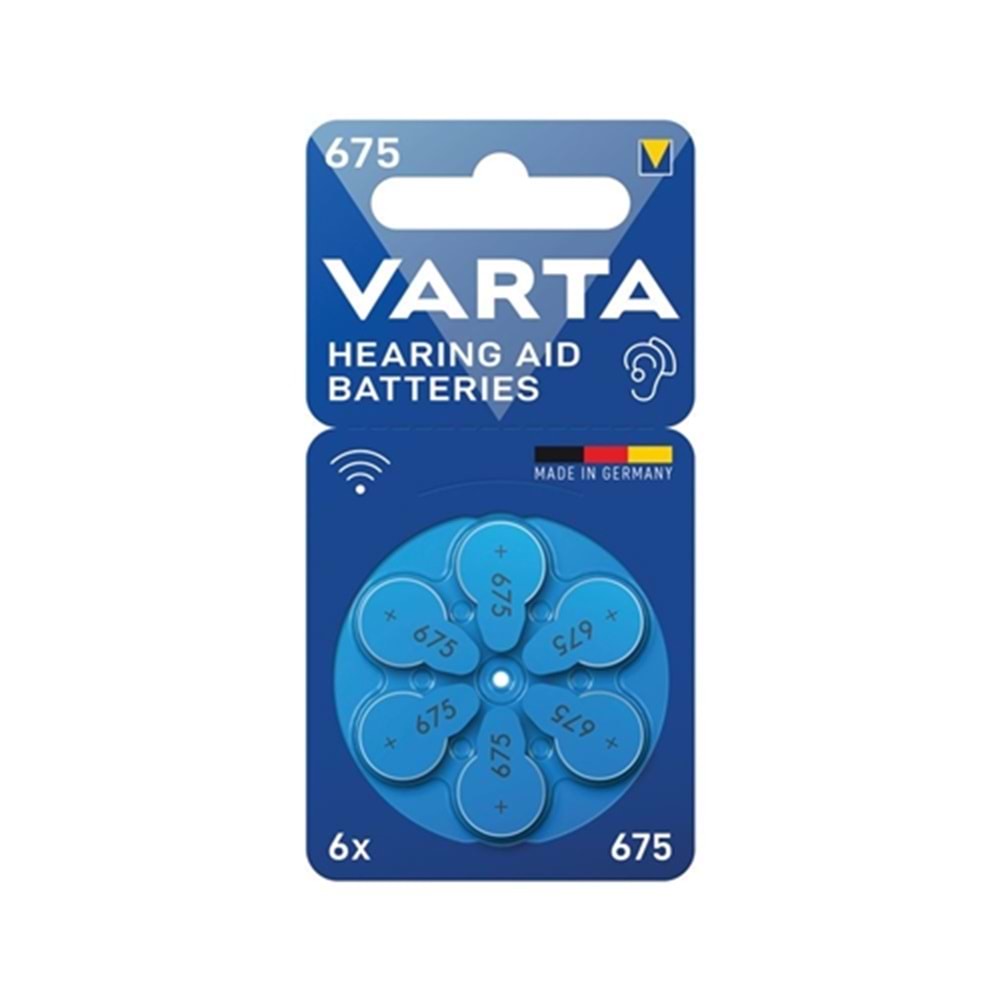 Varta işitme cihazı pili NO:675