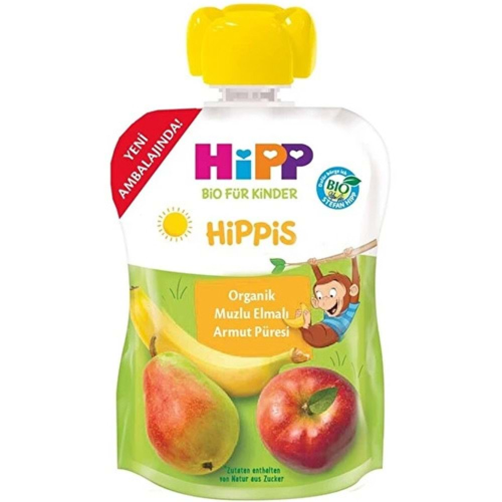 HİPP ORG.PÜRE 100 GR MUZ ELMA ARMUT