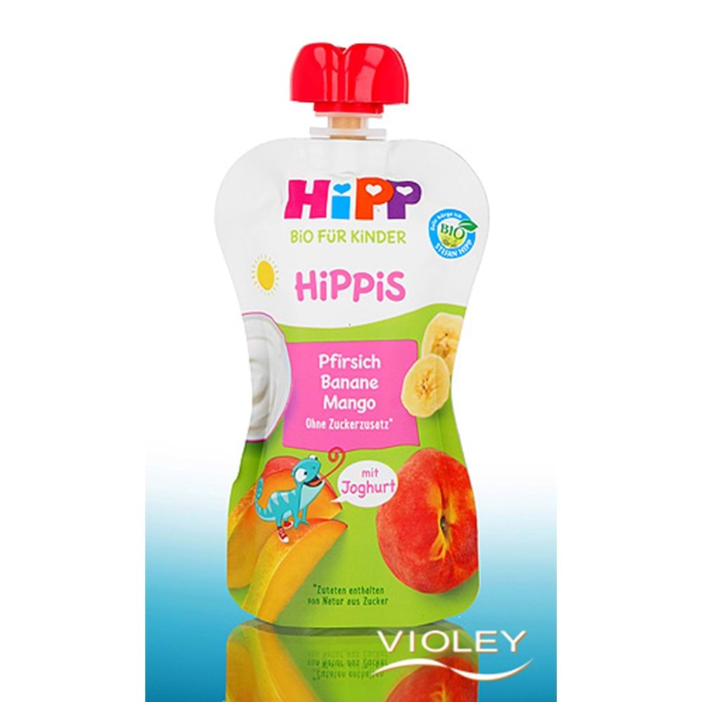 HİPP ORG.PÜRE 100 GR MANGO YOĞURT ŞEFTALİ