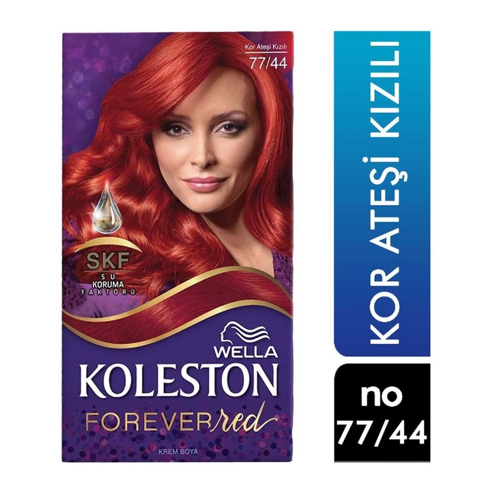 KOLESTON SUPREME KIT 77/44 KOR ATEŞ KIZILI SAÇ BOYASI