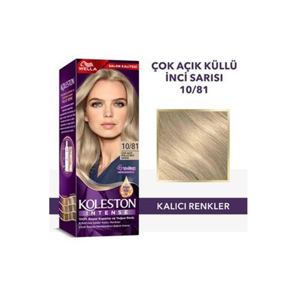 Koleston Intense 10/81 Çok Açık Küllü İnci Sar *24
