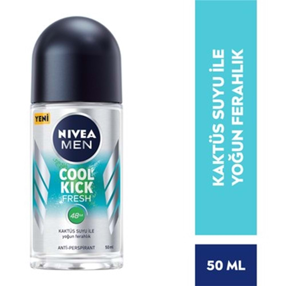 NIVEA DEODORANT ROLL-ON COOL KICK 50ML ERK