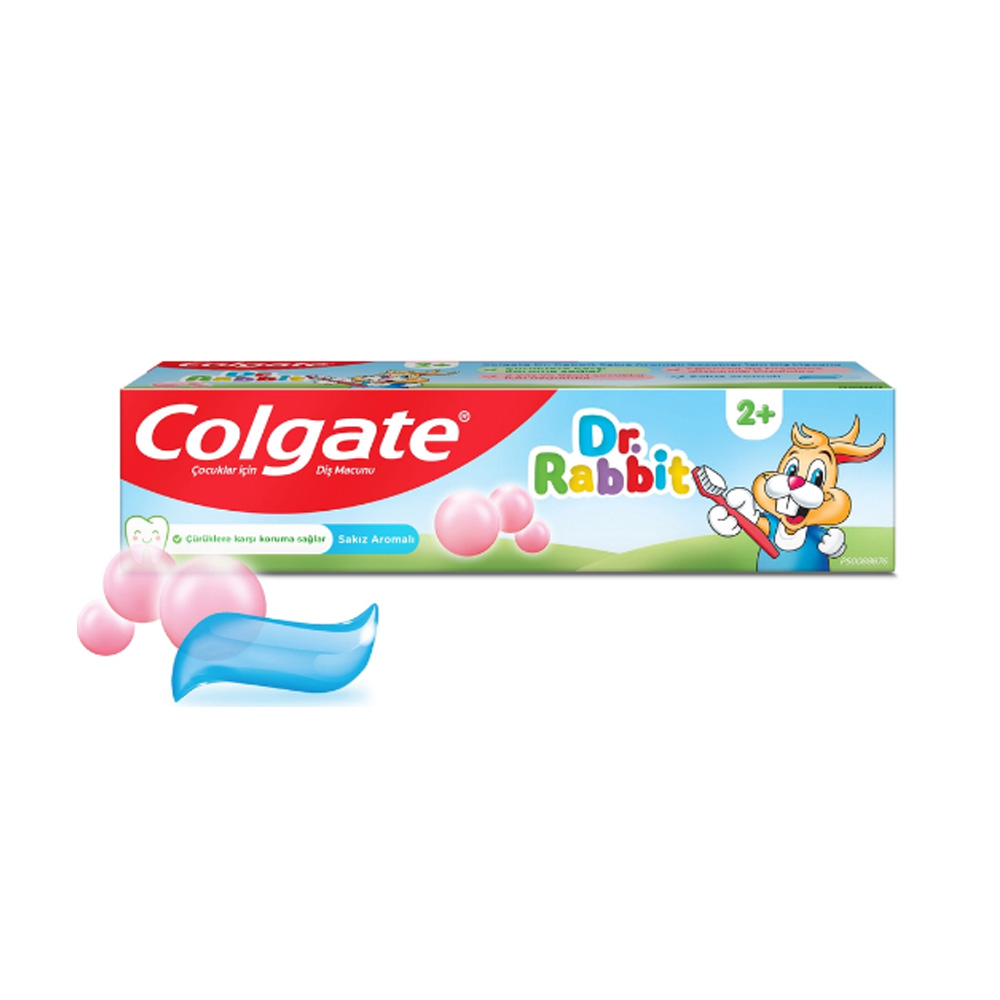 Colgate Dr.Rabbıt Bubblegum Çocuk Diş Macunu 50 ml
