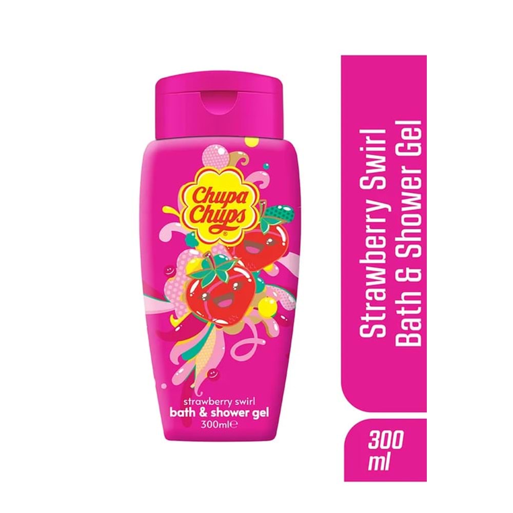 CHUPA CHUPS DUŞ JELİ ÇİLEKLİ 300 ML
