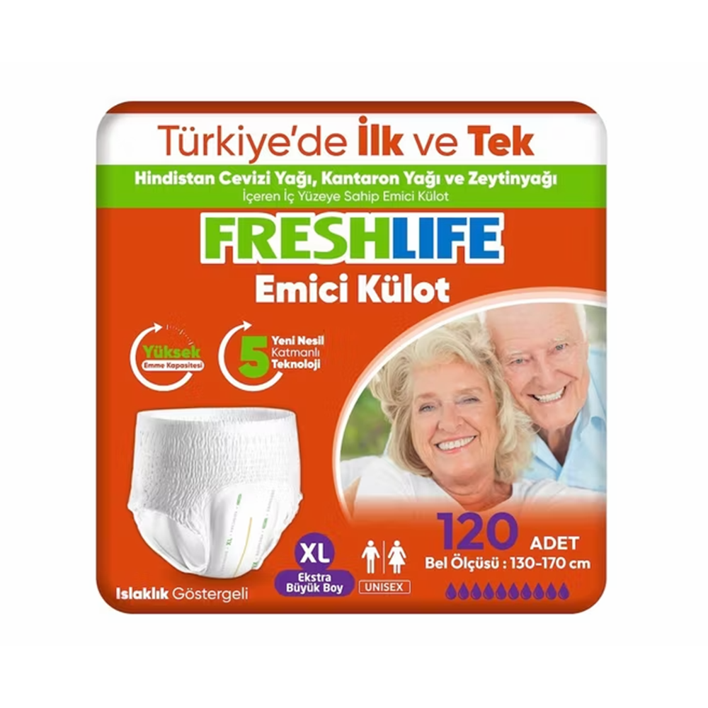 Freshlife Emici Külot XL 30x4 Adet Hasta Bezi