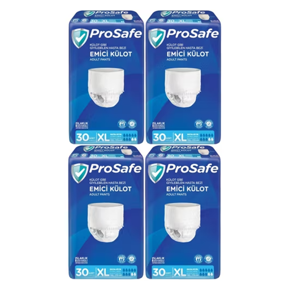 Prosafe Emici Külot XL 120 Adet Yetişkin Hasta Bezi