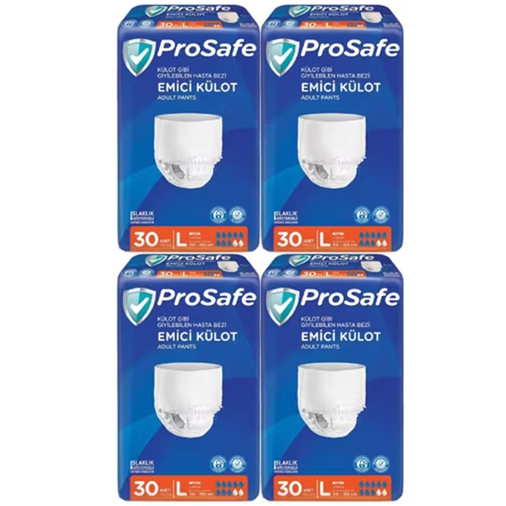 Prosafe Large 120 Adet Emici Külot Hasta Bezi