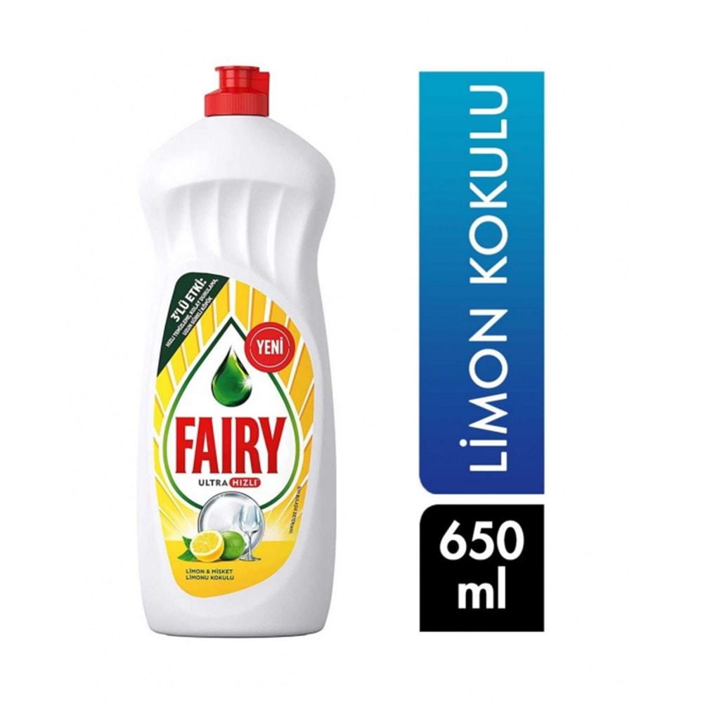 FAİRY BULAŞIK DETERJANI 650ML LİMON