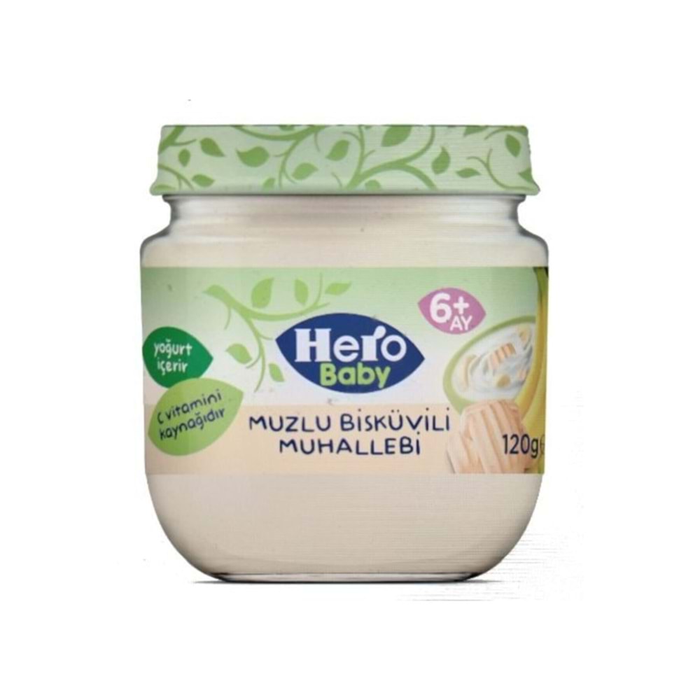 HERO BABY KVZ. MUZLU BİSKÜVİLİ MUHALLEBİ 125 gr