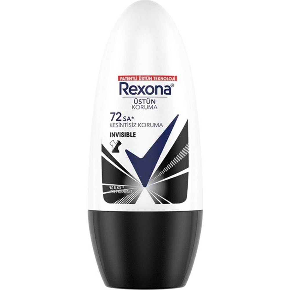 REXONA ROLL-ON KADIN İNSİBİBLE BLACK WHİTE 50 ML.