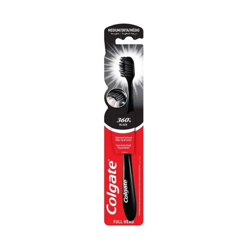 COLGATE 360 VISIBLE black SINGLE DİŞ FIRÇASI