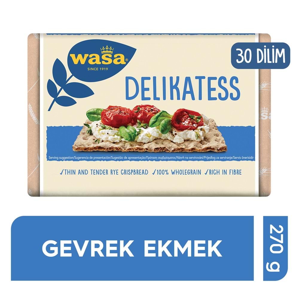 WASA GEVREK EKMEK LİGHT 270 GR GEVREK