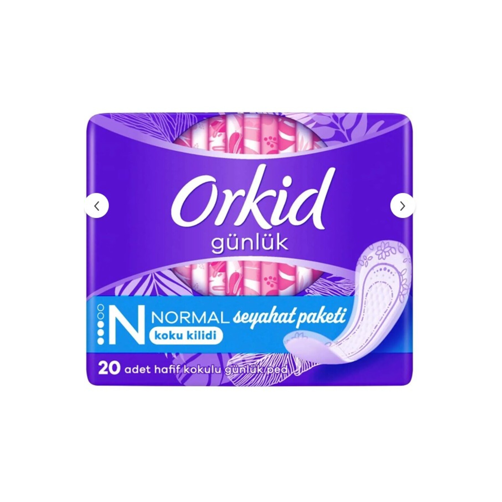 Orkid Günlük Ped Normal Taşınabilir 20 AdeT