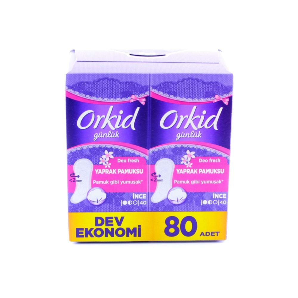 ORKİD YAPRAK DEO FRESH PAMUKSU DEV EKO 80 Lİ