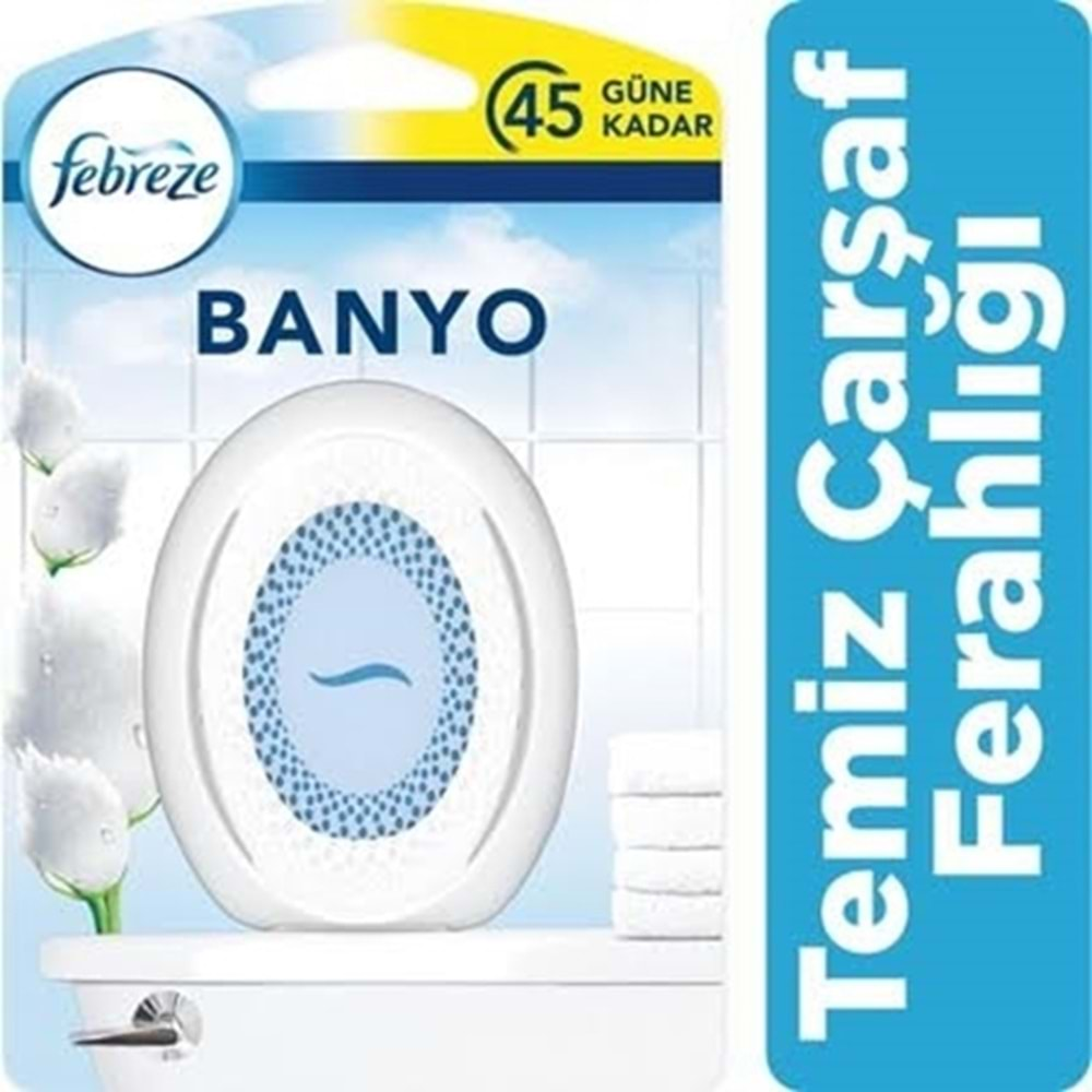 FEBREZE BANYO TEMİZ ÇARŞAF 7,5ML*8(YENİ)