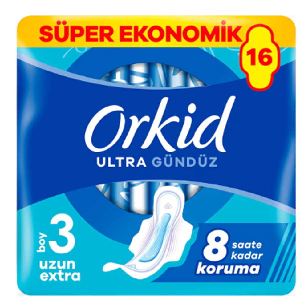 ORKİD ULTRA EXTRA DÖRTLÜ NO:3 UZUN EXTRA 16 LI