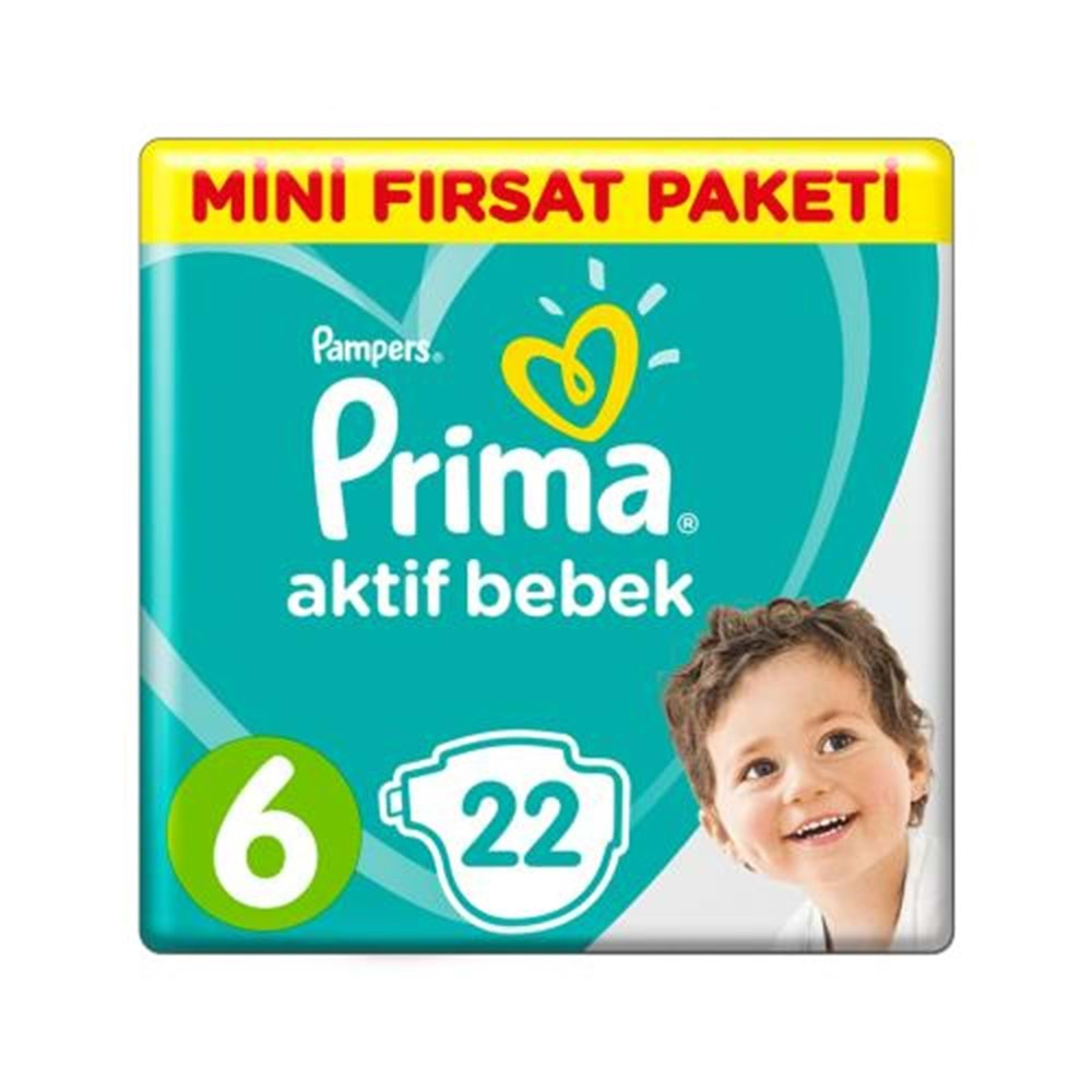 PRIMA ÇOCUK BEZİ MİNİ FIRSAT 6 No 22 Lİ