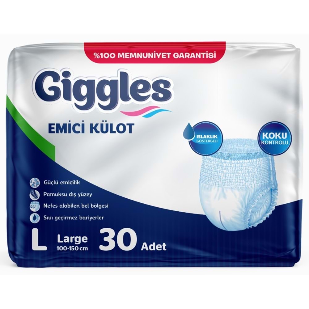 GIGGLES HASTA BEZİ EMİCİ KÜLOT 30 LU LARGE