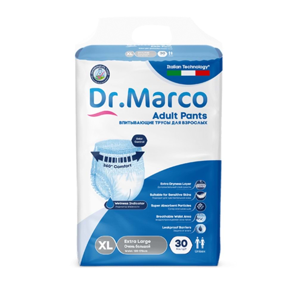 DR.MARCO EMİCİ KÜLOT BEZ 30 LU EXTRA LARGE