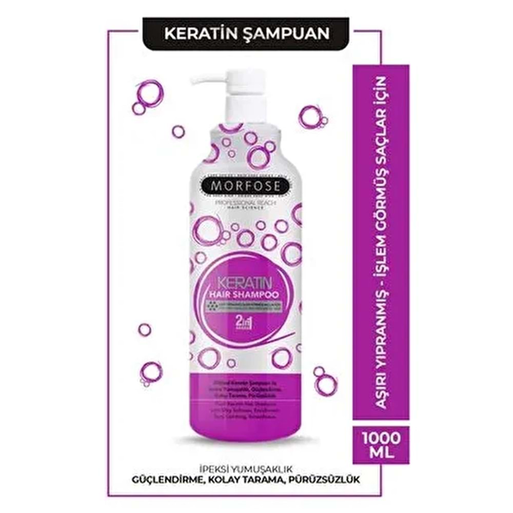 MORFOSE ŞAMPUAN 1000 ML KERATİN