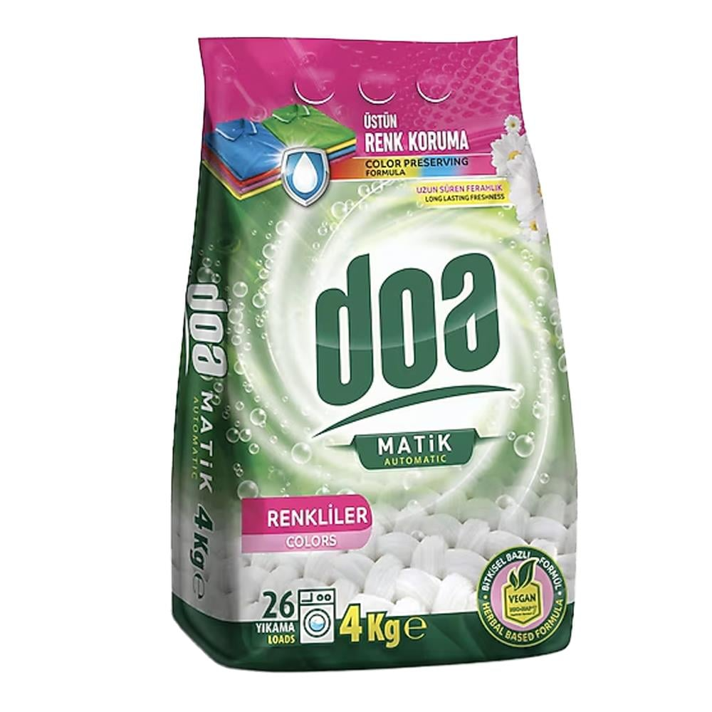 Doa Toz Çamaşır Deterjanı Renkliler 4 kg