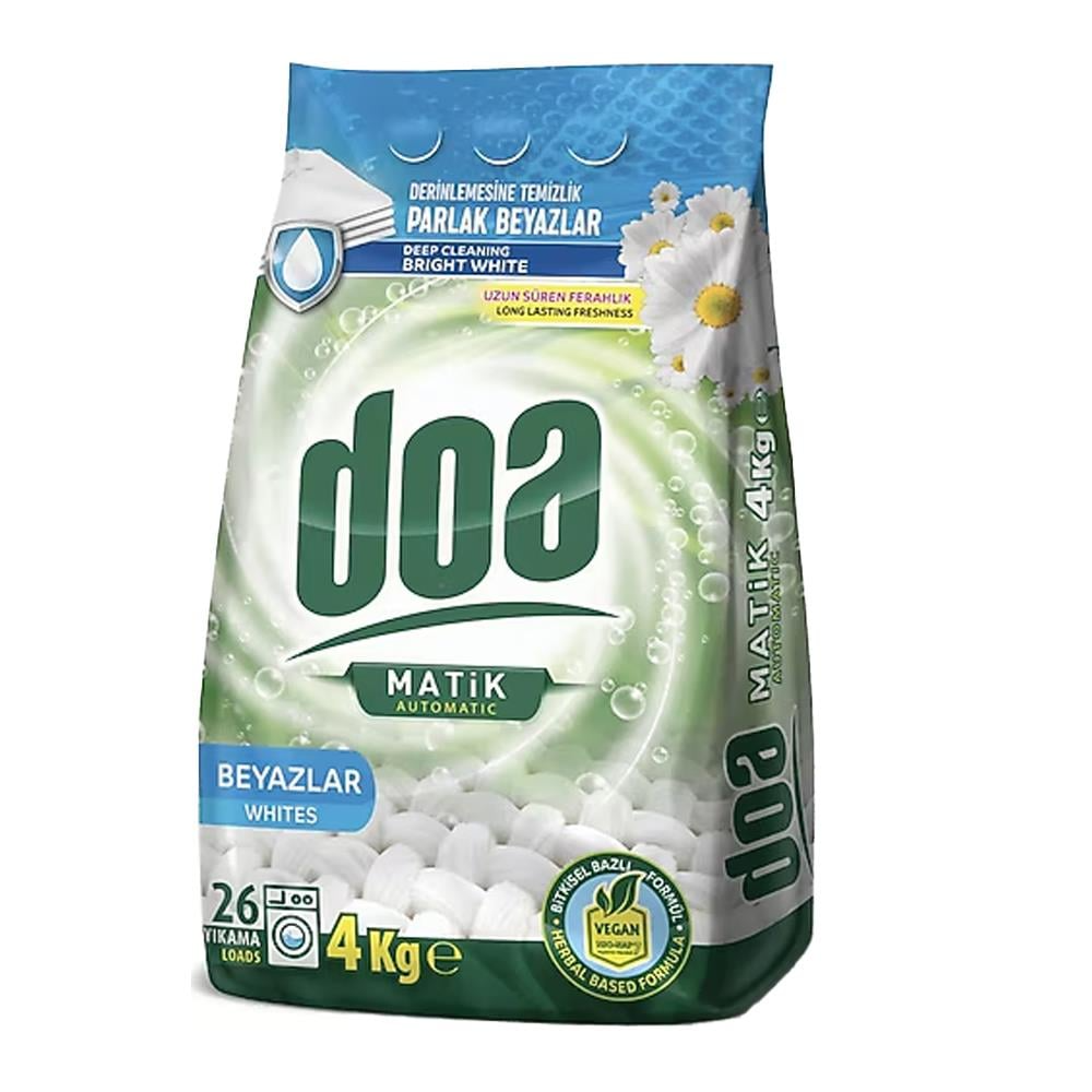 Doa Toz Çamaşır Deterjanı Beyazlar 4 kg