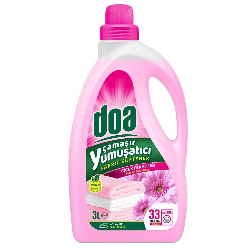 Doa Soft Yumuşatıcı Çiçek Ferahlığı 3 Lt 33 Yıkama