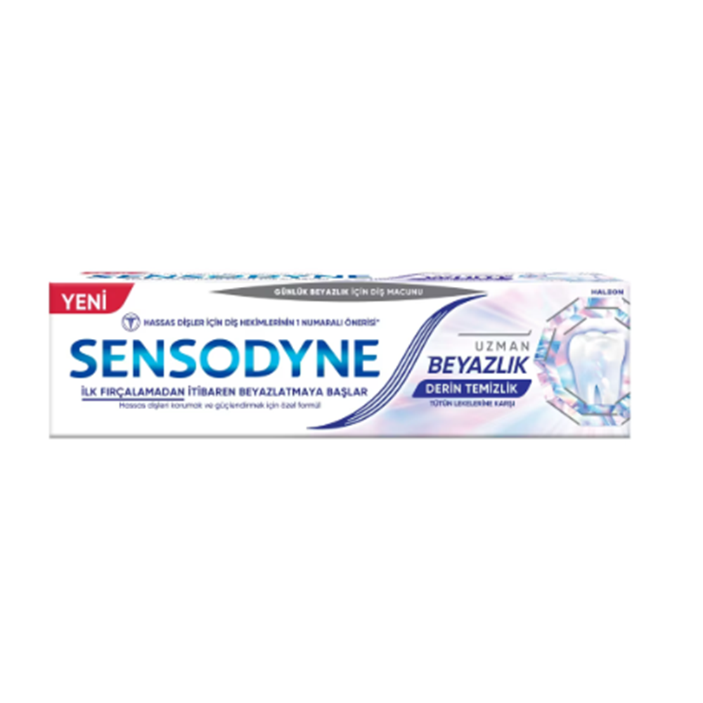 SENSODYNE 75 ML UZMAN BEYAZLIK TÜTÜN LEKELERİNE KARŞI