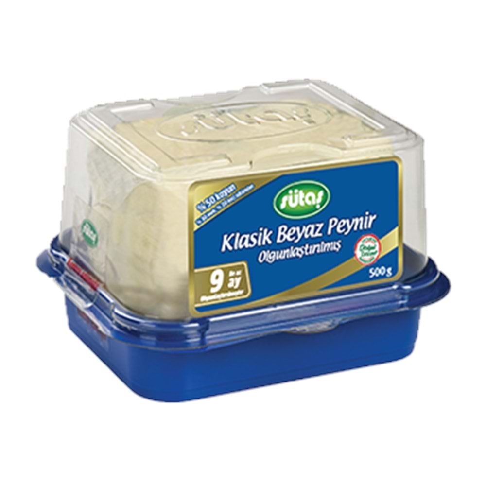 SÜTAŞ OLGUNLAŞTIRILMIŞ %50 KOYUN BEYAZ PEYNİR 500 GR