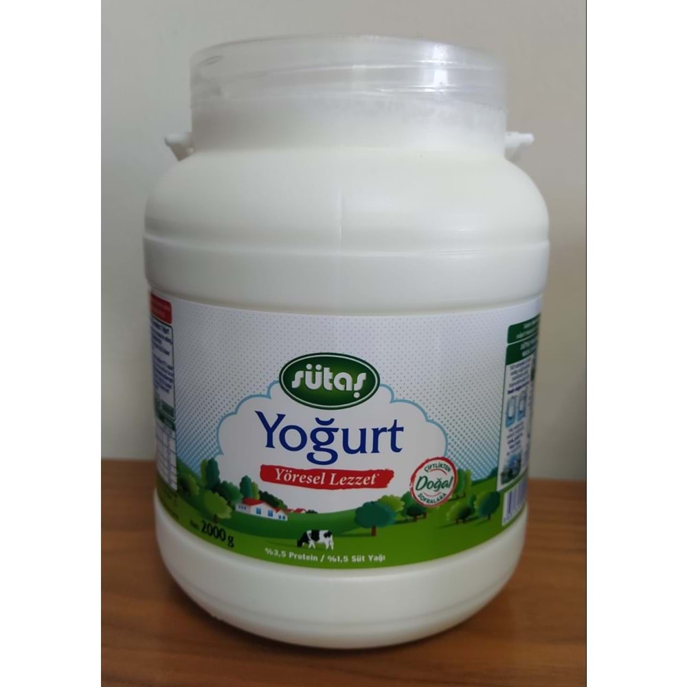 SÜTAŞ YOĞURT 2000 GR BİDON