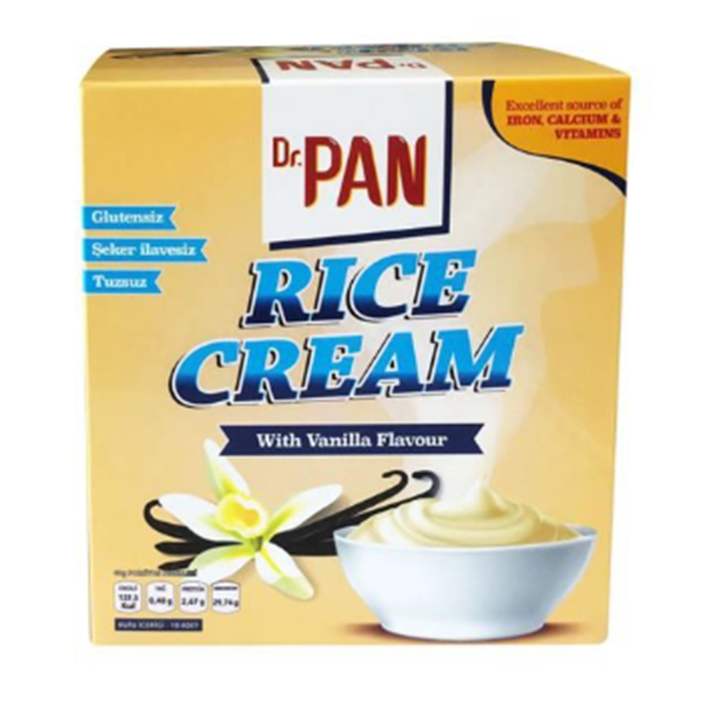 DR.PAN PİRİNÇ KREMASI VANİLYA AROMALI 10 ŞASE