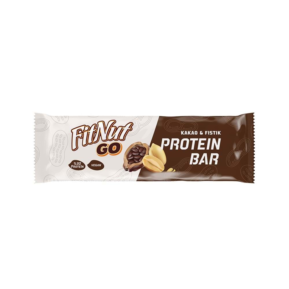 FİTNUT GO FISTIK PROTEİN BAR FISTIK&KAKAO 40G