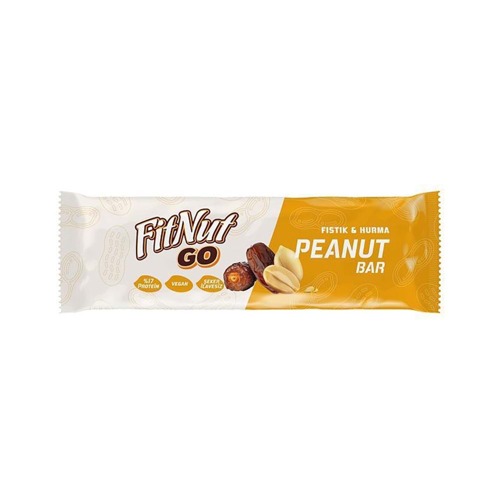 FİTNUT GO FISTIK&HURMA PEANUT BAR 30G